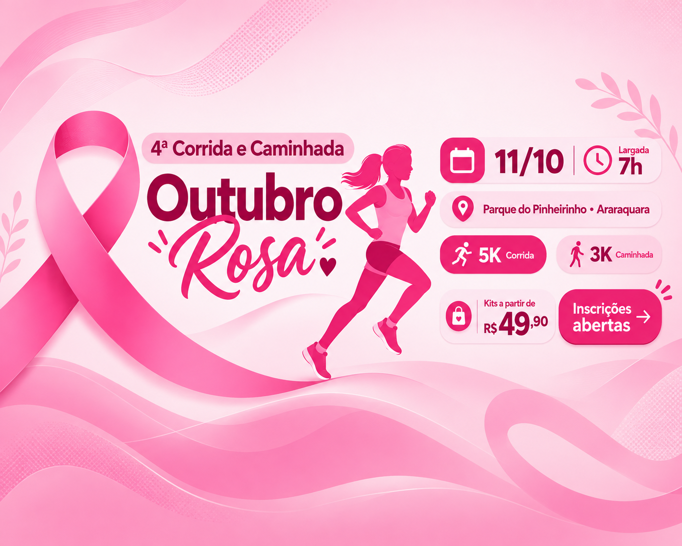 4ª CORRIDA E CAMINHADA OUTUBRO ROSA