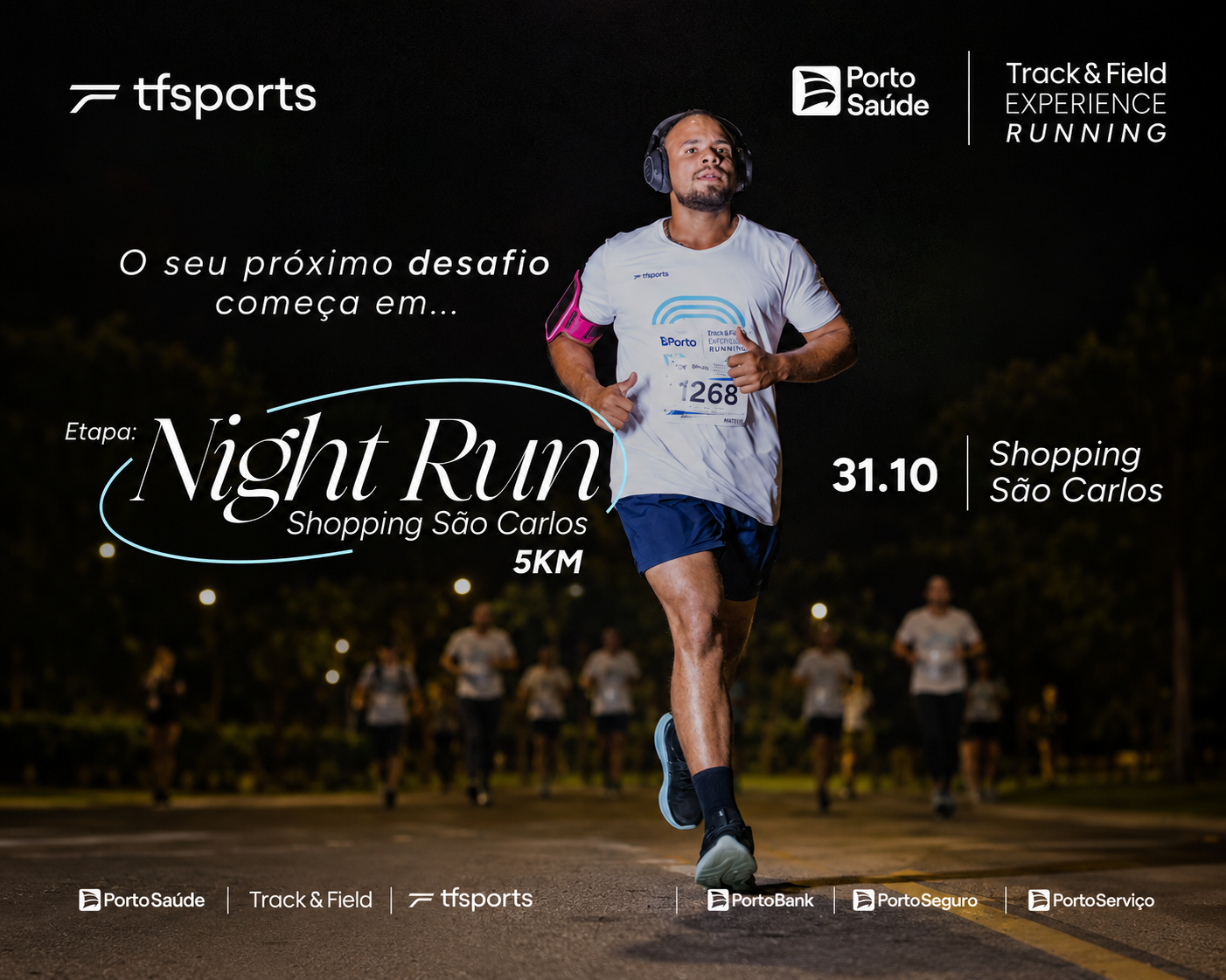 🏃‍♀️🌙 Night Run | Shopping São Carlos