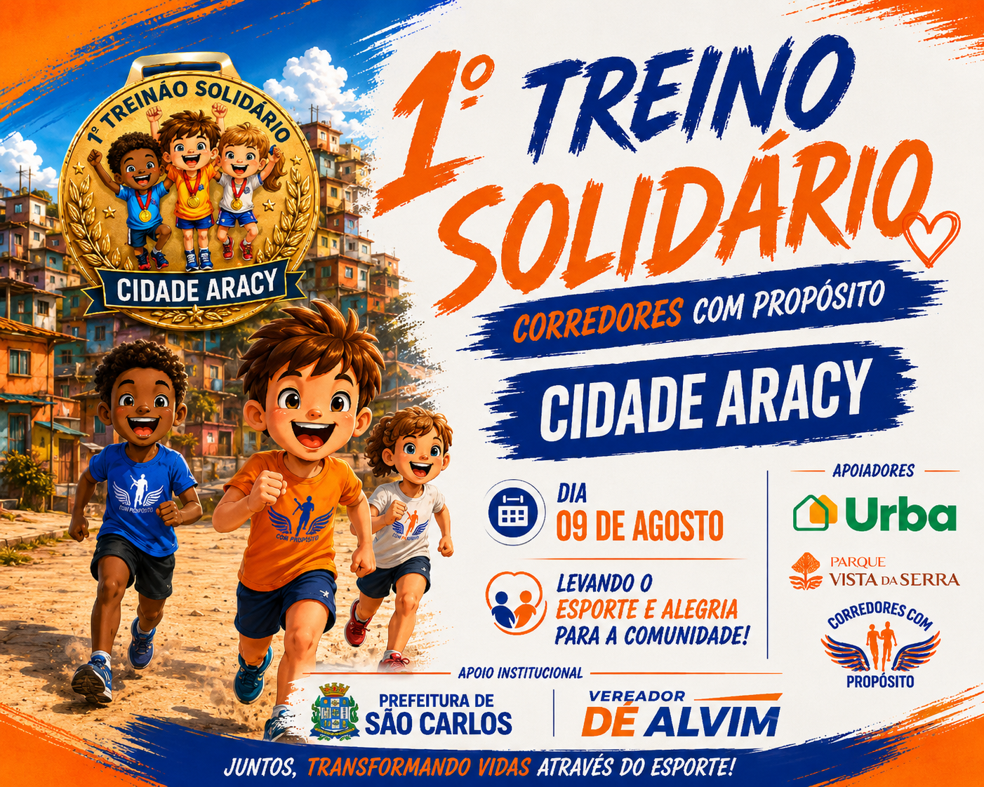 1º TREINÃO SOLIDÁRIO -  CIDADE ARACY