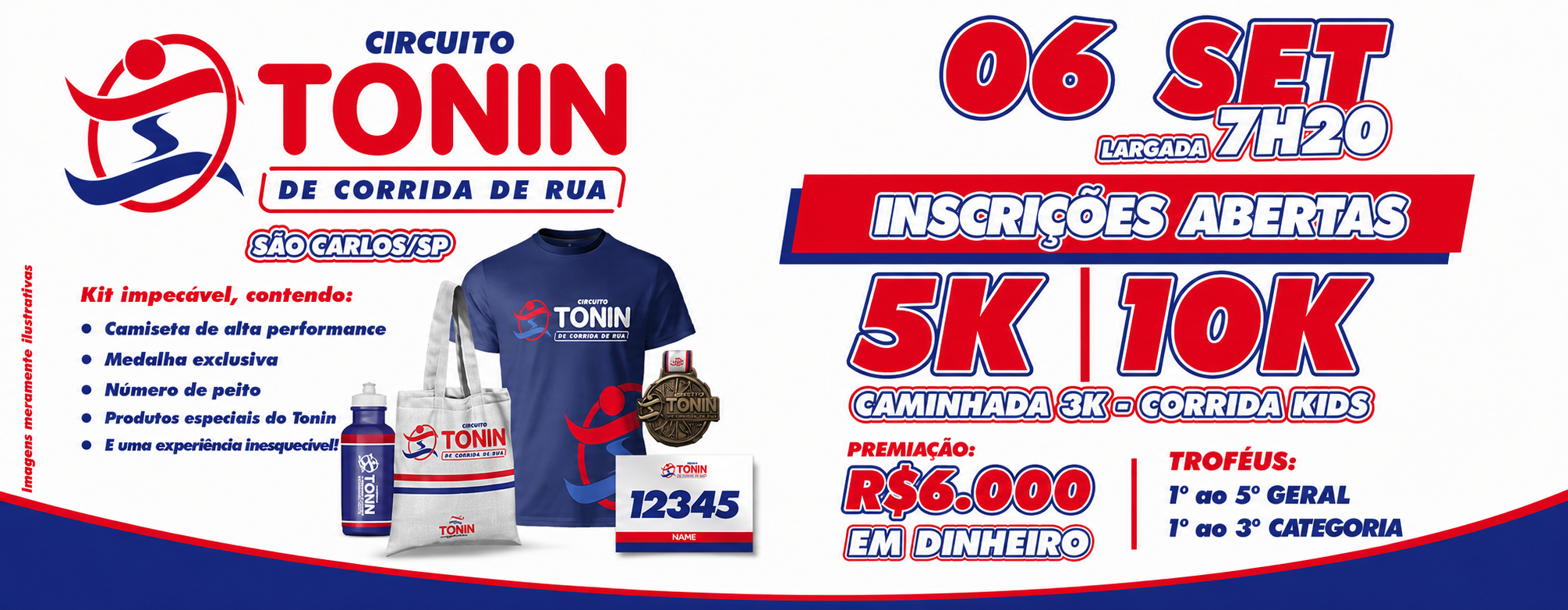 Imagem de capa do evento Circuito Tonin de Corrida de Rua - São Carlos