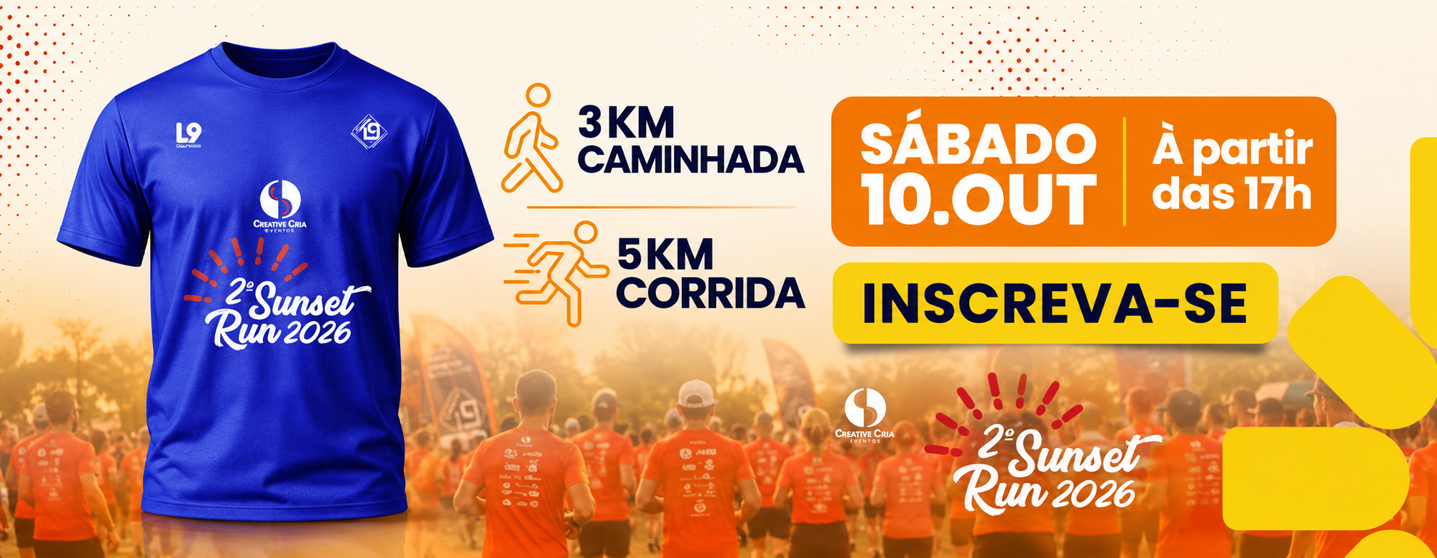 Imagem de capa do evento 2ª SUNSET RUN SÃO CARLOS COUNTRY CLUB