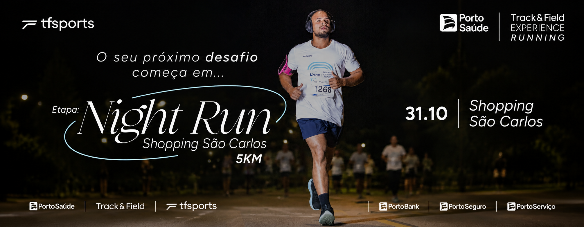 Imagem de capa do evento 🏃‍♀️🌙 Night Run | Shopping São Carlos