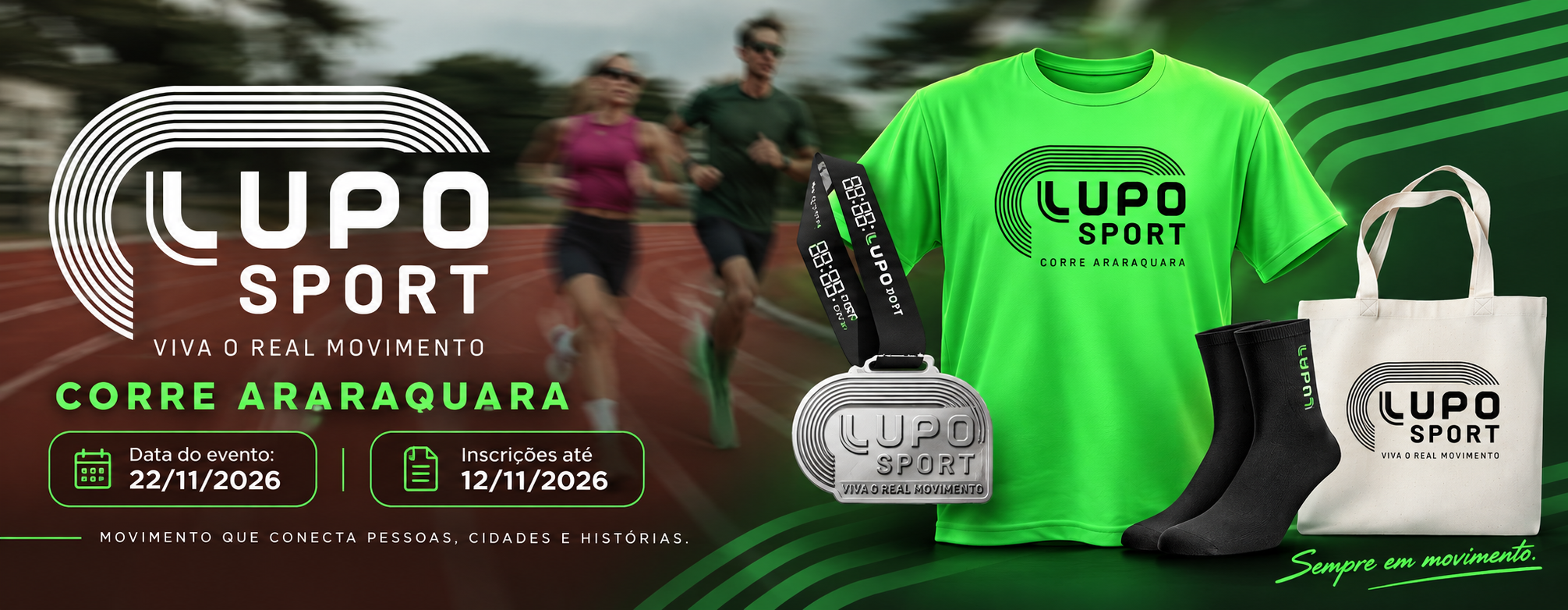 Imagem de capa do evento LUPO SPORT CORRE ARARAQUARA