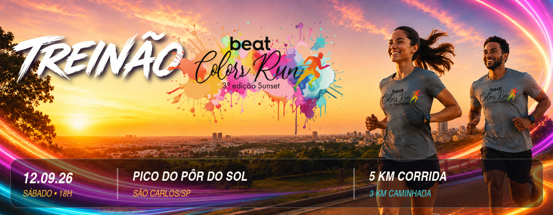Imagem de capa do evento Treinão Beat Colors Run 2026